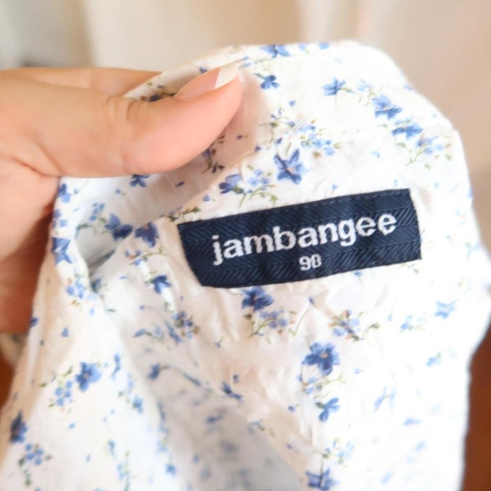 vintage jambangee floral button up top y2k coquette seersucker blouse - Picture 2 of 7